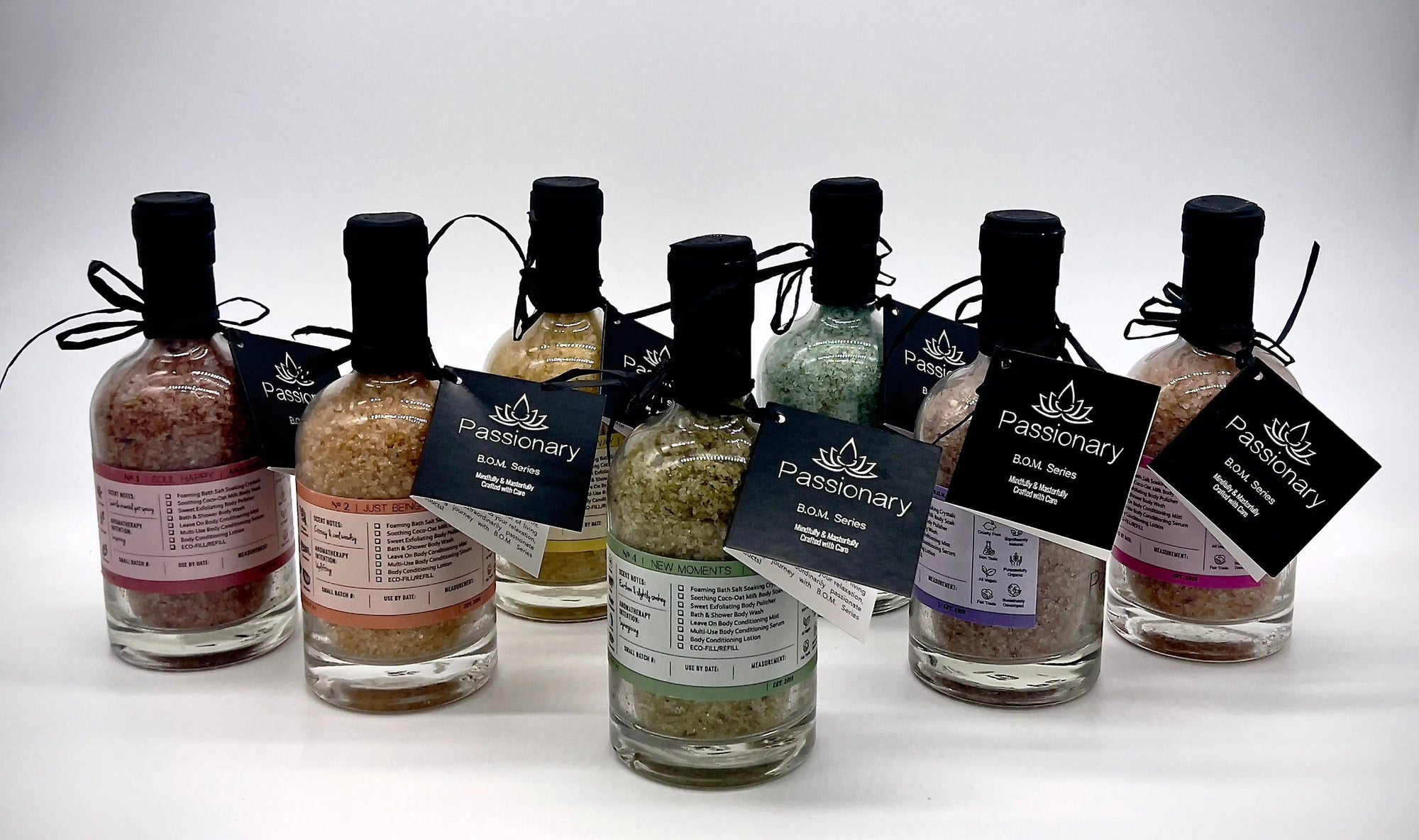 Foaming Bath Salt Soaking Crystals B.O.M. No. 3 Quiet Getaways Passionary Shop